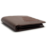 HAARLEM Men KUZE 29453 Leather Wallet Brown